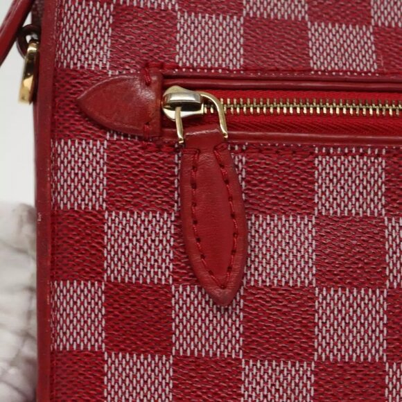 LOUIS VUITTON Damier Color Module Clutch Bag 2way Red - Picture 7 of 16
